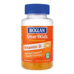 Bioglan Smartkids ვიტამინი D3, 30 საღეჭი აბი