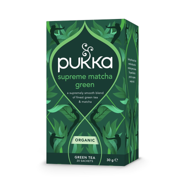 Pukka ორგანული მატჩას მწვანე ჩაი, 20 პაკეტი