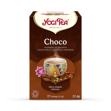 Yogi Tea ორგანული ჩოკო ჩაი, 17 პაკეტი