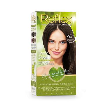Naturtint Reflex თმის ხნა N5.0 ღია ყავისფერი