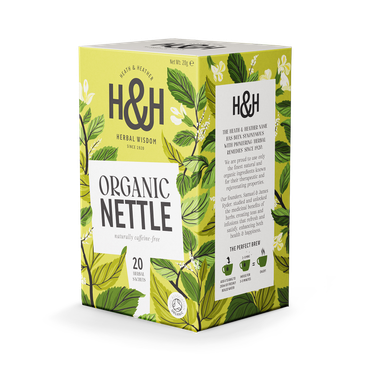 Heath & Heather ორგანული ჭინჭრის ჩაი, 20 პაკეტი