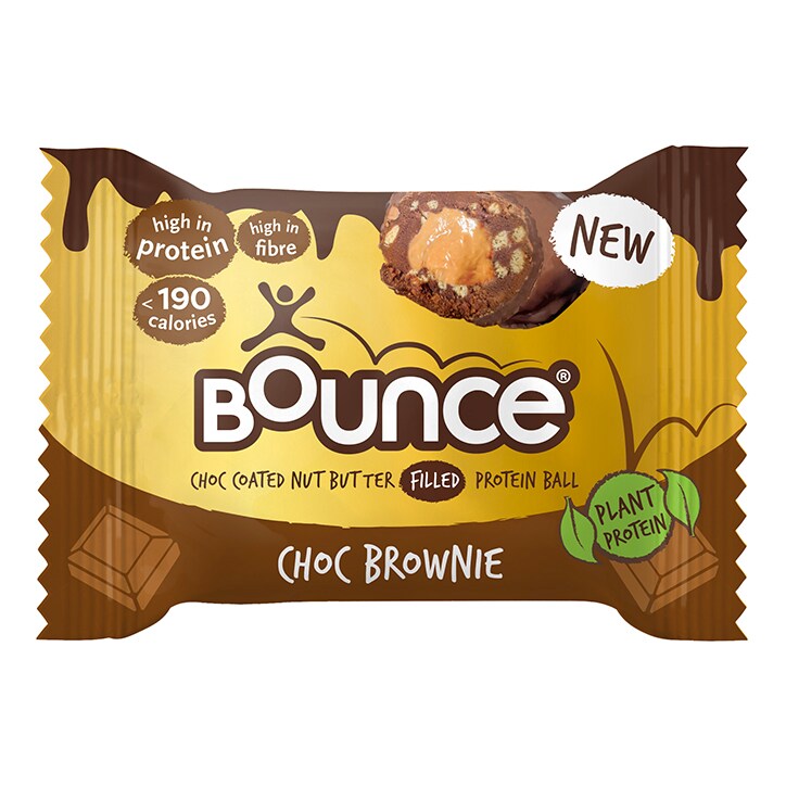 Bounce  შავი შოკოლადის ბრაუნის პროტეინის ხემსი, 40 გრ