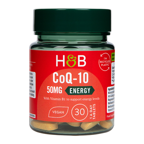 Holland & Barrett კოენზიმ Q10 50 მგ, 30 ტაბლეტი