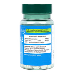 Holland & Barrett ვეგანური ვიტამინი B12 100 მკგ, 120 ტაბლეტი