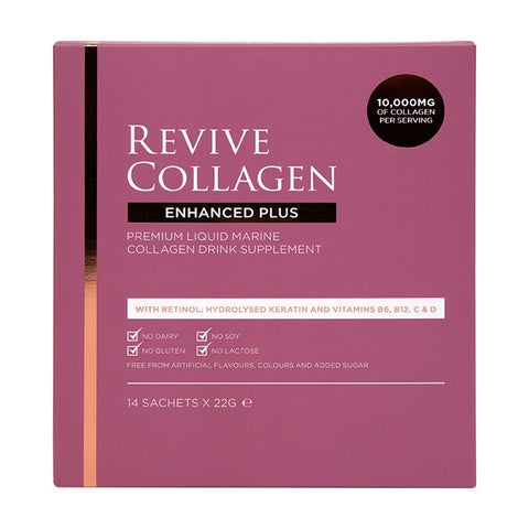 Revive Collagen პრემიალური ზღვის თხევადი კოლაგენი 10,000 მგ, 14 საშეტი