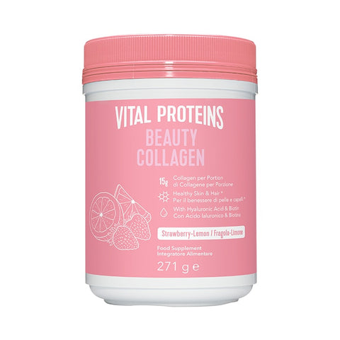 Vital Proteins კოლაგენი მარწყვის და ლიმონის არომატით, 271 გრ