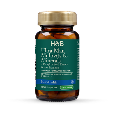 Holland & Barrett მამაკაცის ულტრა ვიტამინები, 90 ტაბლეტი