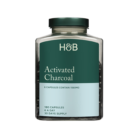 Holland & Barrett აქტივირებული ნახშირი, 120 კაფსულა