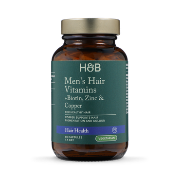 Holland & Barrett თმის ვიტამინები მამაკაცებისთვის, 60 კაფსულა