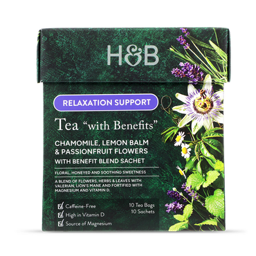 Holland & Barrett რელაქსის ჩაი, 10 პაკეტი