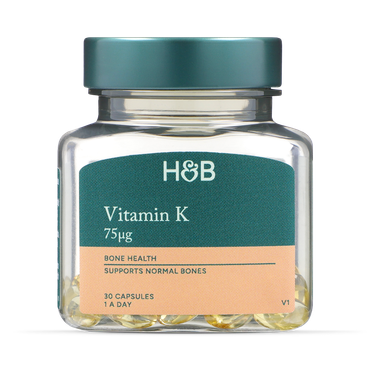Holland & Barrett K2 ვიტამინი 50 მკგ, 30 კაფსულა