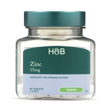 Holland & Barrett თუთია 15 მგ, 60 ტაბლეტი