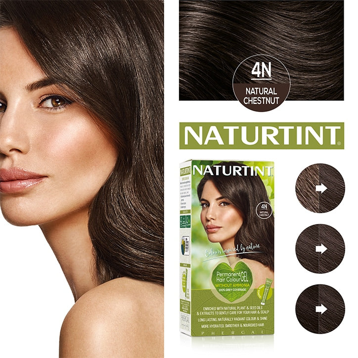 Naturtint თმის საღებავი 4N ბუნებრივი წაბლისფერი