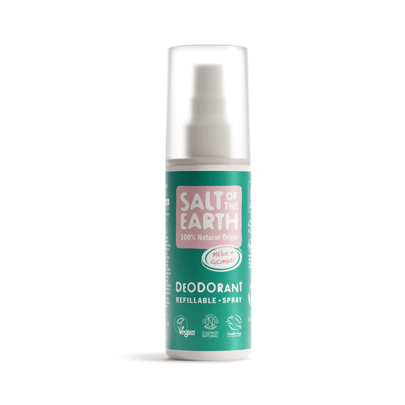 Salt of the Earth მარილის ბუნებრივი დეოდორანტი სპრეი ნესვის და კიტრის არომატით, 100 მლ