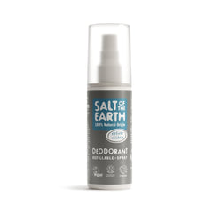 Salt of the Earth მარილის ბუნებრივი დეოდორანტი სპრეი, ვეტივერია და ციტრუსი, 100 მლ