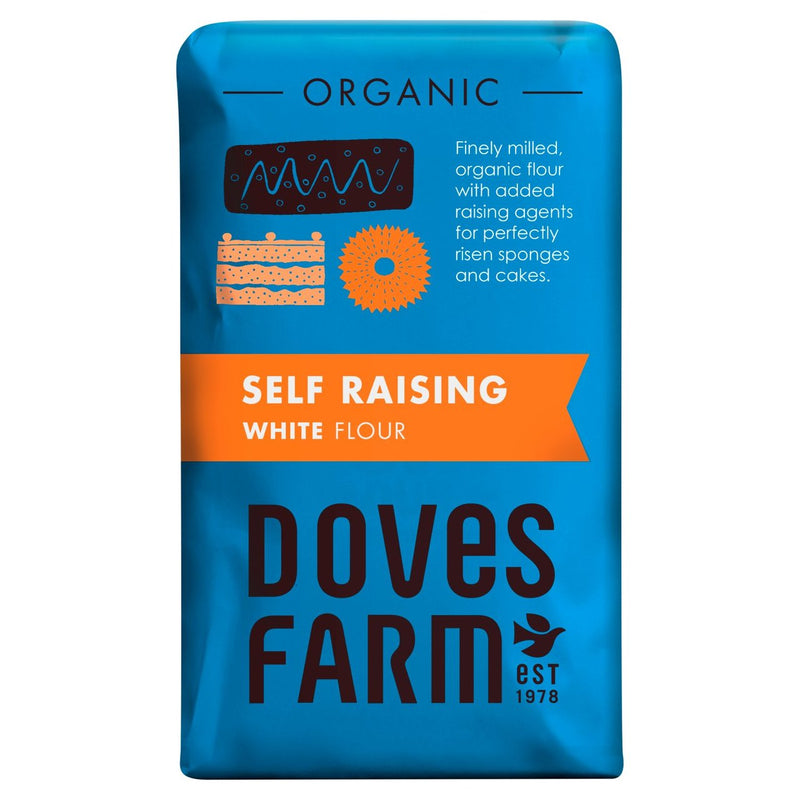 Doves Farm ორგანული თეთრი ფქვილი საფუარით, 1 კგ