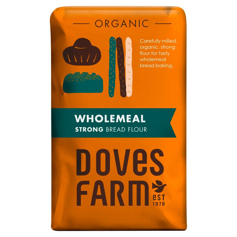 Doves Farm  ორგანული ძლიერი თეთრი პურის ფქვილი, 1.5 კგ