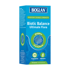 Bioglan ბიოტიკ ბალანსი მაქსიმალური ფლორისთვის, 30 კაფსულა
