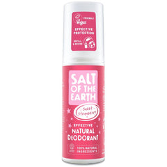 Salt of the Earth მარილის ბუნებრივი დეოდორანტი სპრეი ტკბილი მარწყვი, 100 მლ
