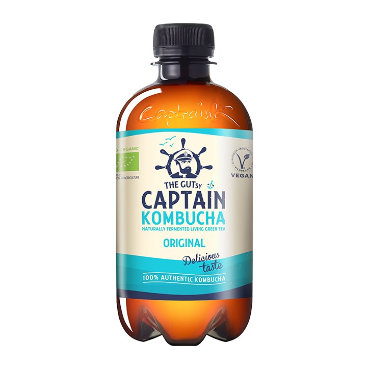 The GUTsy Captain Kombucha ბიო სასმელი, 400 მლ