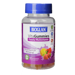 Bioglan Vita Gummes მულტივიტამინები მთელი ოჯახისთვის, 60 საღეჭი აბი