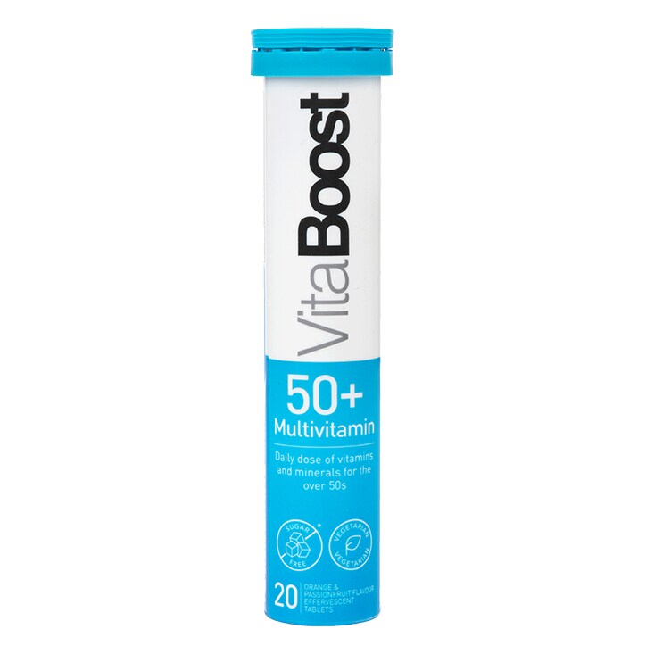 VitaBoost 50+ მულტივიტამინები, 20 შუშხუნა ტაბლეტი