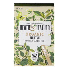 Heath & Heather ორგანული ჭინჭრის ჩაი, 20 პაკეტი