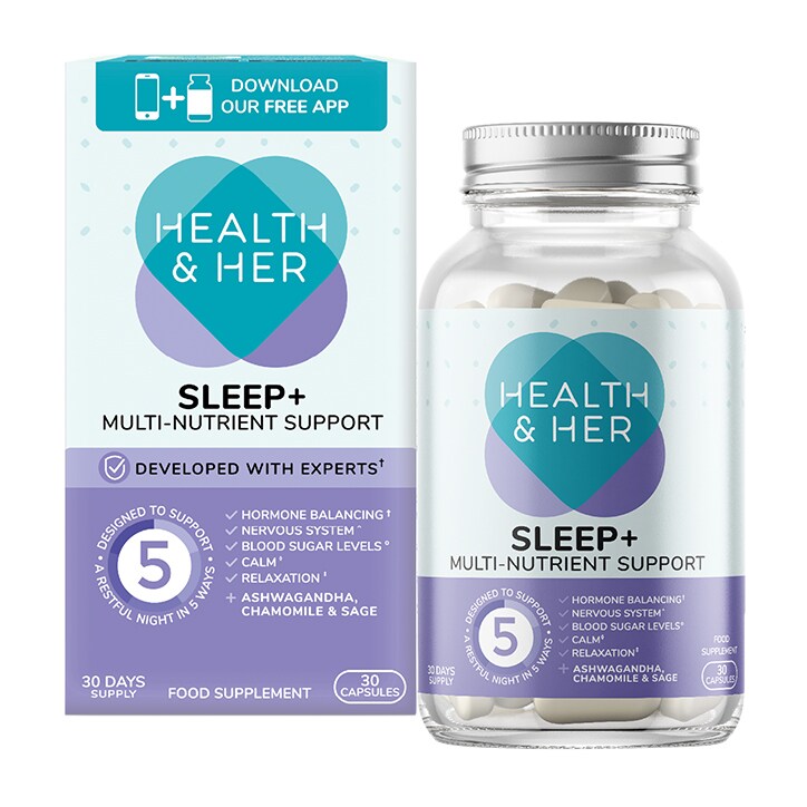 Health & Her დანამატები მშვიდი ძილისთვის,30 კაფსულა