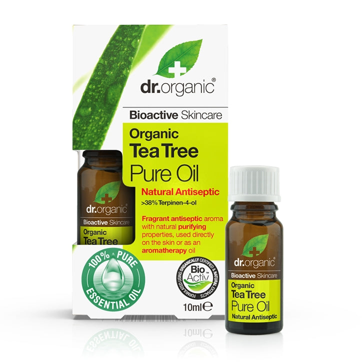 Dr Organic ჩაის ხის სუფთა ზეთი, 10 მლ