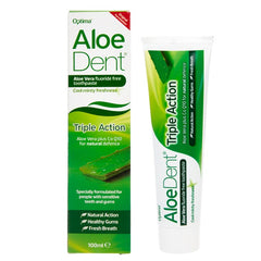 Aloe Dent სამმაგი მოქმედების ალოე ვერას კბილის პასტა Co-Q10 ერთად, 100 მლ