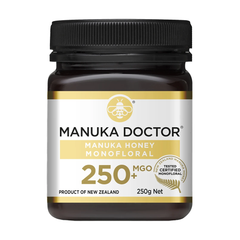 Manuka Doctor მანუკას თაფლი MGO 250+, 250 გრ