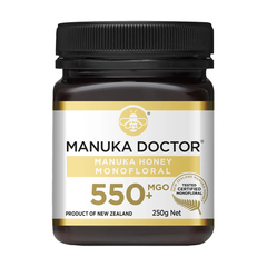 Manuka Doctor მანუკას თაფლი MGO 550+, 250 გრ