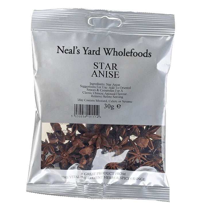 Neal's Yard Wholefoods ანისის ვარსკვლავი, 30 გრ